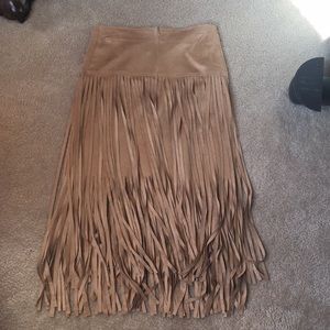 Fringe skirt